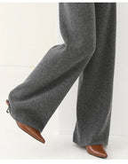Women's Knit Pants – High Waist Wide Leg Pants