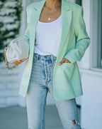 Women's Oversized Blazer – Tailored Casual Blazer – Raine
