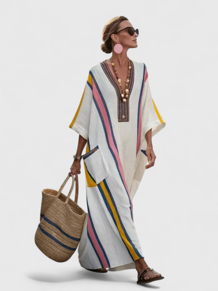 Women's Elegant Maxi Dress – Flowing Occasion Dress – Kyvanna