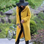 Women's Relaxed Hooded Cardigan – Long Sleeve Casual Layering Cardigan