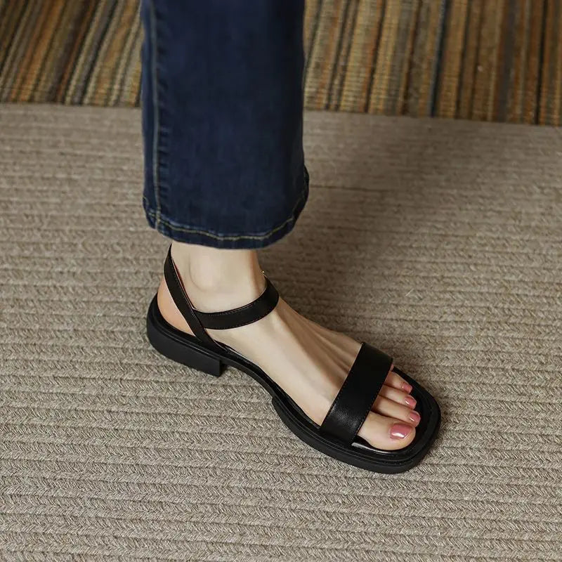 Women’s Vegan Leather Sandals – Soft Comfort Walking Sandals – Molly