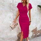 Women's Occasion Midi Dress – Elegant Party Dress – Maggiena