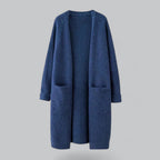 Women's Open Front Longline Cardigan – Classic Relaxed Fit Cardigan