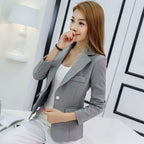 Women's Cropped Blazer – Relaxed Fit Blazer – Aubrey