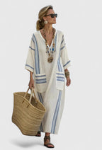 Women's Elegant Maxi Dress – Flowing Occasion Dress – Kyvanna