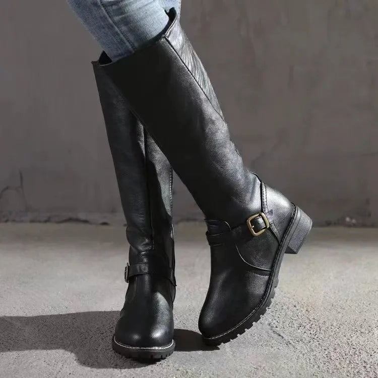 Women's Ankle Boots – Orthopedic Faux Leather Boots – Katie