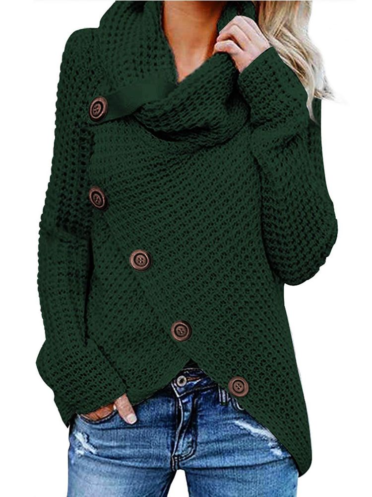 Women's Everyday Long Sleeve Cardigan – Relaxed Cozy Layering Cardigan