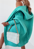 Women's Oversized Longline Cardigan – Relaxed Statement Sleeve Cardigan