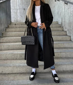 Women's Trench Coat – Classic Long Coat – Abigail