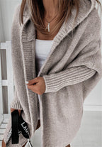 Women's Oversized Longline Cardigan – Relaxed Statement Sleeve Cardigan