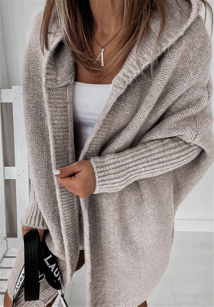 Women's Oversized Longline Cardigan – Relaxed Statement Sleeve Cardigan