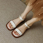 Women’s Vegan Leather Sandals – Soft Comfort Walking Sandals – Molly