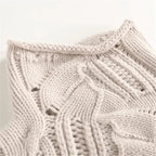 Women's Cozy Winter Sweater – Relaxed Long Sleeve Knit Pullover