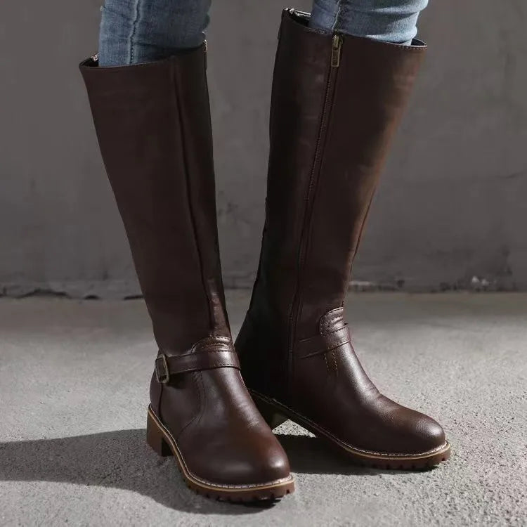 Women's Ankle Boots – Orthopedic Faux Leather Boots – Katie