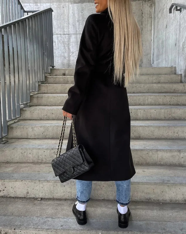 Women's Trench Coat – Classic Long Coat – Abigail