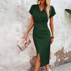 Women's Occasion Midi Dress – Elegant Party Dress – Maggiena