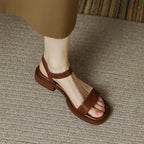Women’s Vegan Leather Sandals – Soft Comfort Walking Sandals – Molly