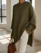 Women's Relaxed Oversized Sweater – Loose Fit Long Sleeve Knit Pullover