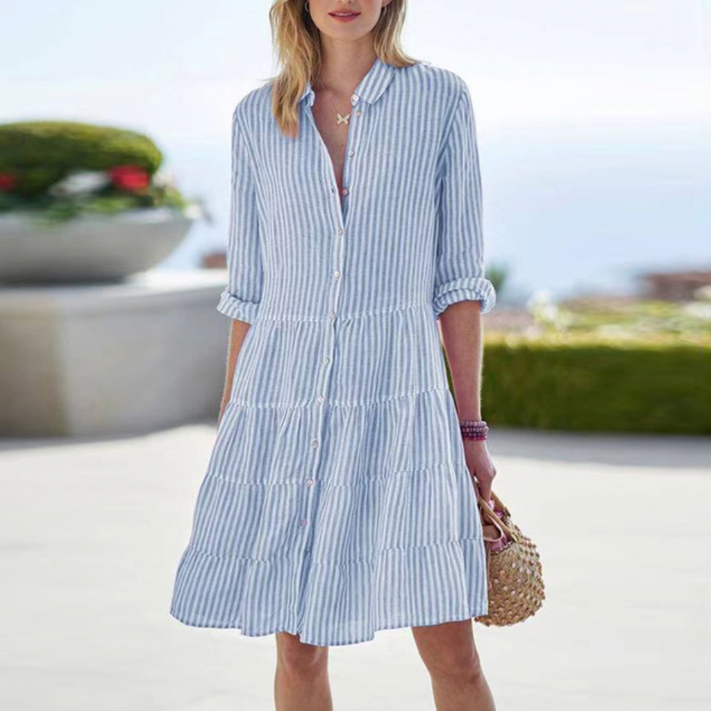 Women's Midi Dress – Breezy Summer Dress – Odessa