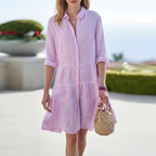 Women's Midi Dress – Breezy Summer Dress – Odessa