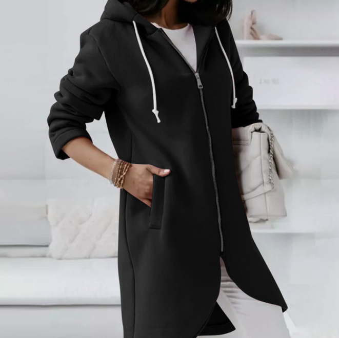 Women's Plush Winter Cardigan – Relaxed Long Sleeve Cozy Cardigan