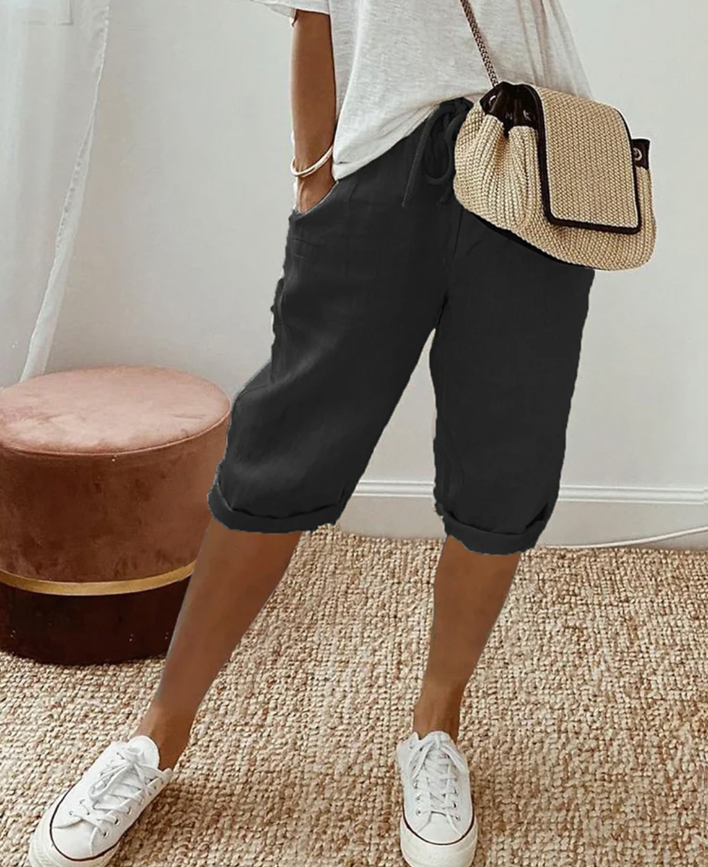 Women's High Waist Shorts – Casual Summer Walking Shorts