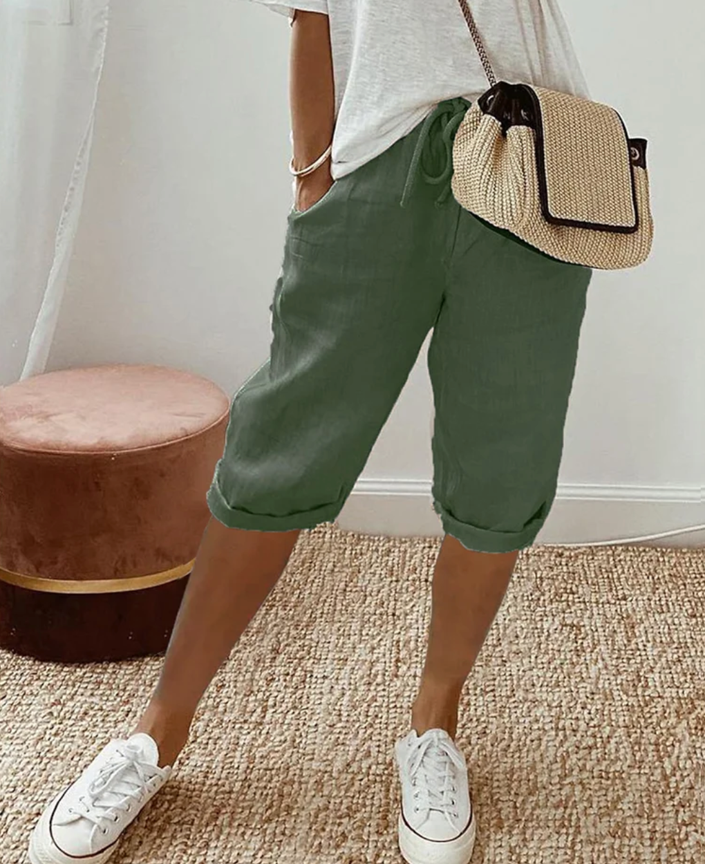 Women's High Waist Shorts – Casual Summer Walking Shorts