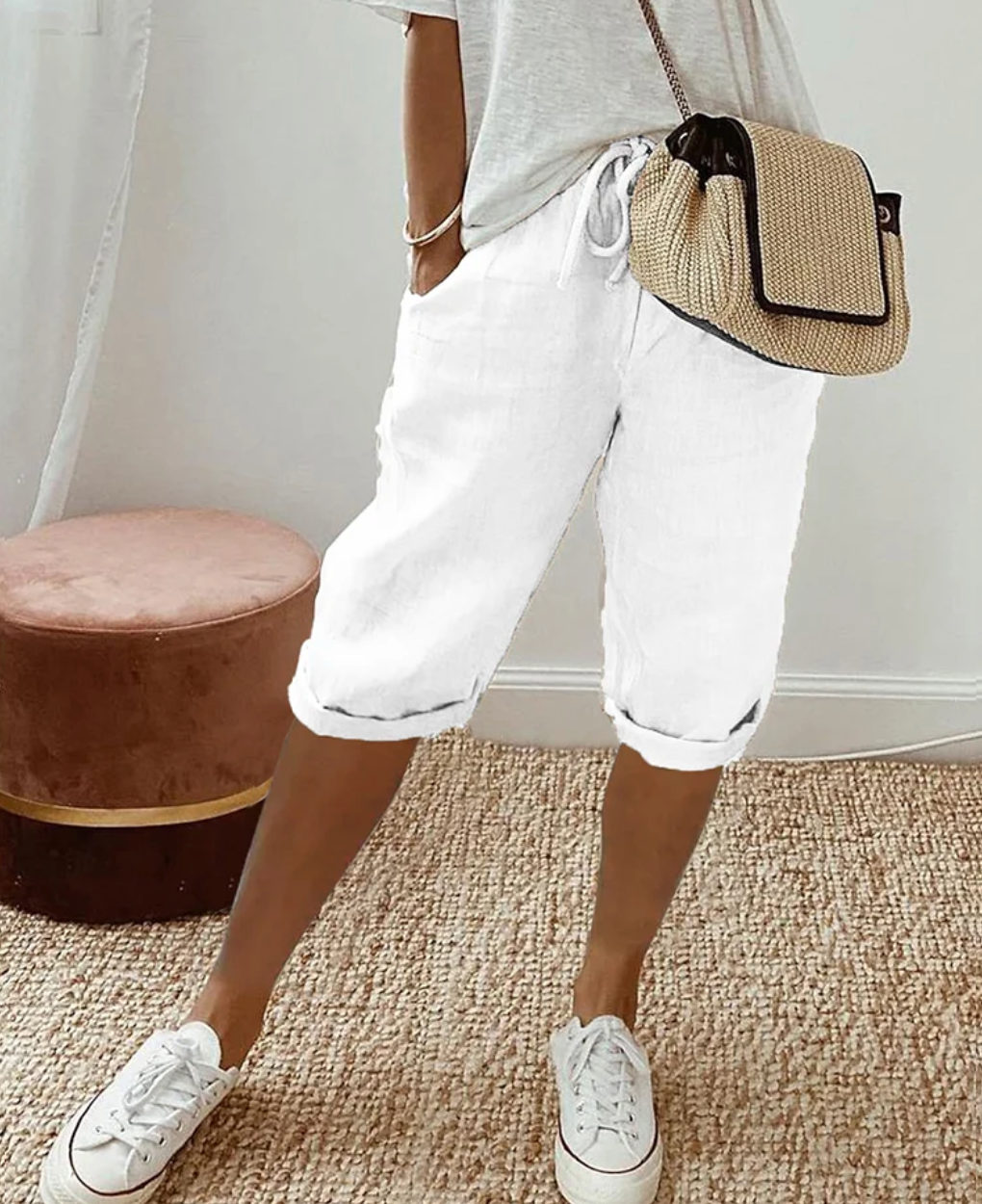 Women's High Waist Shorts – Casual Summer Walking Shorts