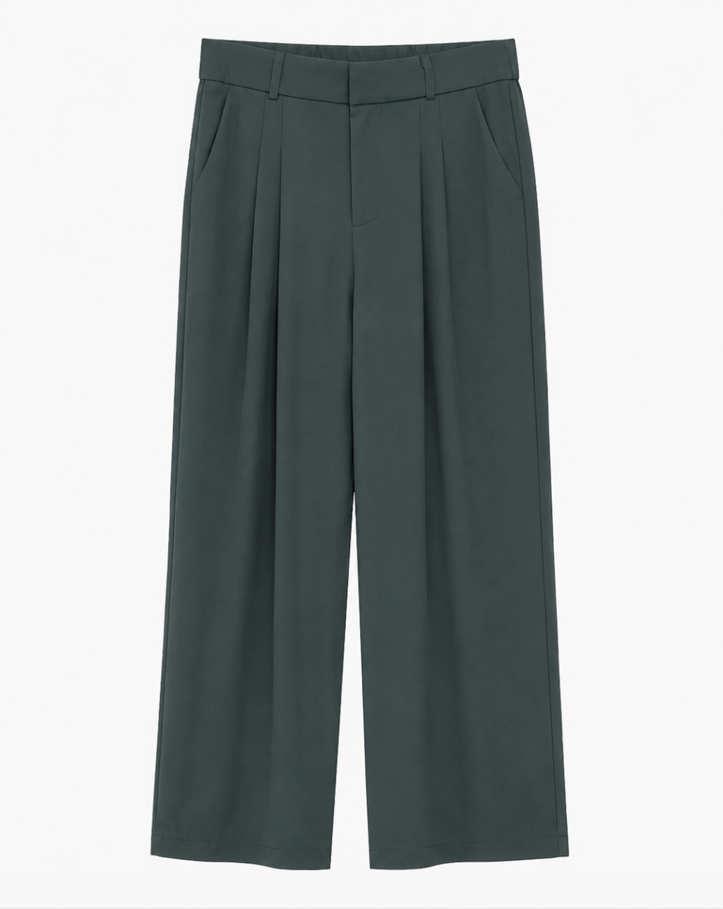 Women's High Waist Wide Leg Trousers – Flowy Everyday Dress Pants