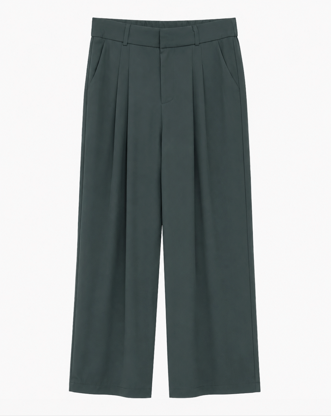Women's High Waist Wide Leg Trousers – Flowy Everyday Dress Pants