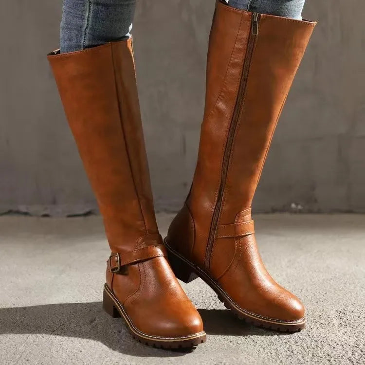 Women's Ankle Boots – Orthopedic Faux Leather Boots – Katie