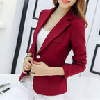 Women's Cropped Blazer – Relaxed Fit Blazer – Aubrey
