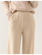 Women's Knit Pants – High Waist Wide Leg Pants