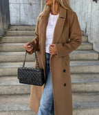 Women's Trench Coat – Classic Long Coat – Abigail
