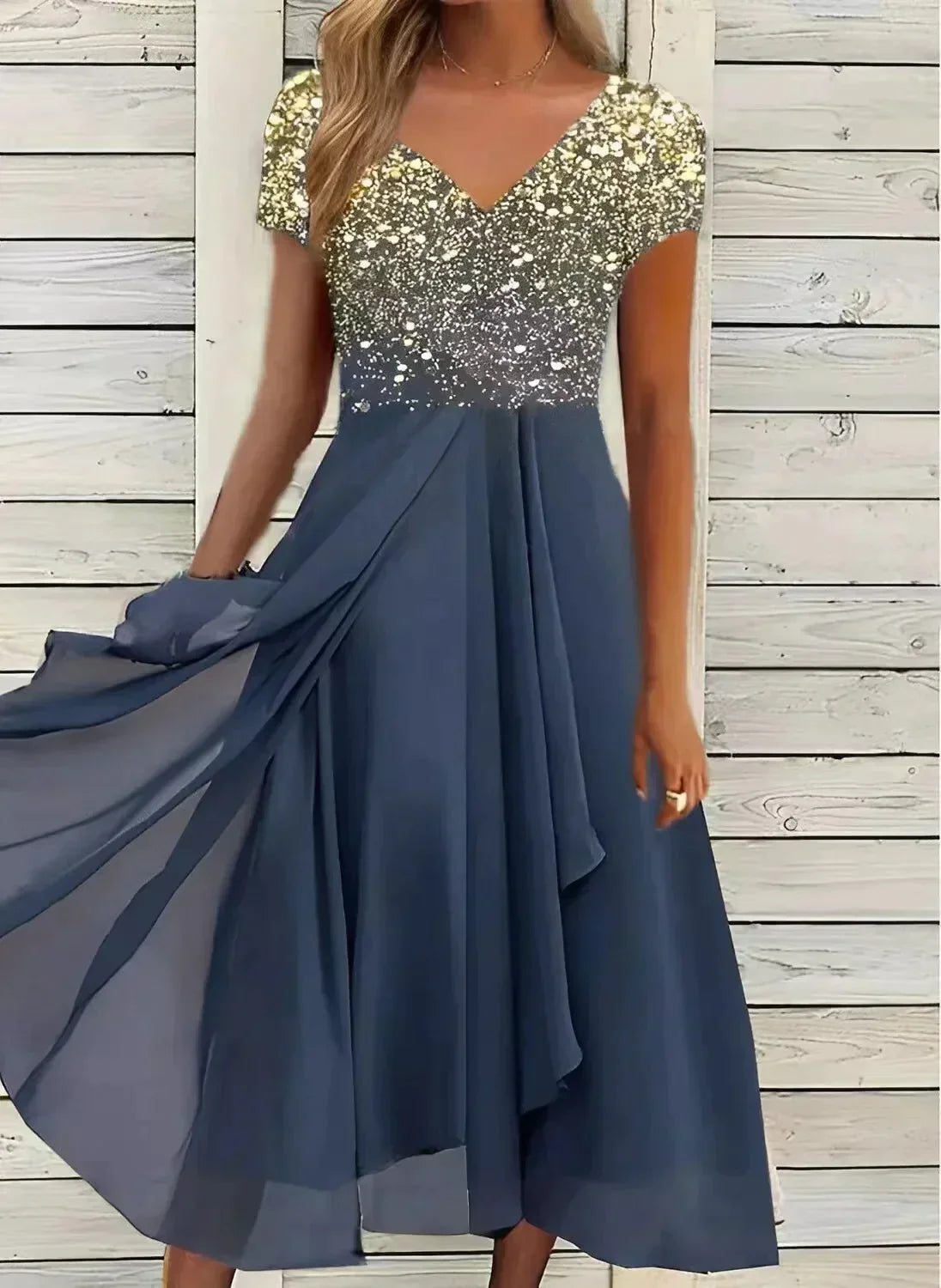 Marigon | Floral Maxi Occasion Dress