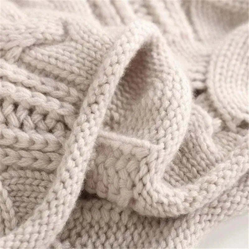 Women's Cozy Winter Sweater – Relaxed Long Sleeve Knit Pullover
