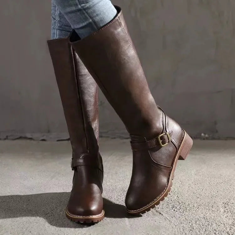 Women's Ankle Boots – Orthopedic Faux Leather Boots – Katie