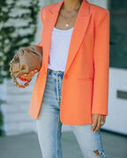 Women's Oversized Blazer – Tailored Casual Blazer – Raine