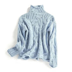 Women's Cozy Winter Sweater – Relaxed Long Sleeve Knit Pullover