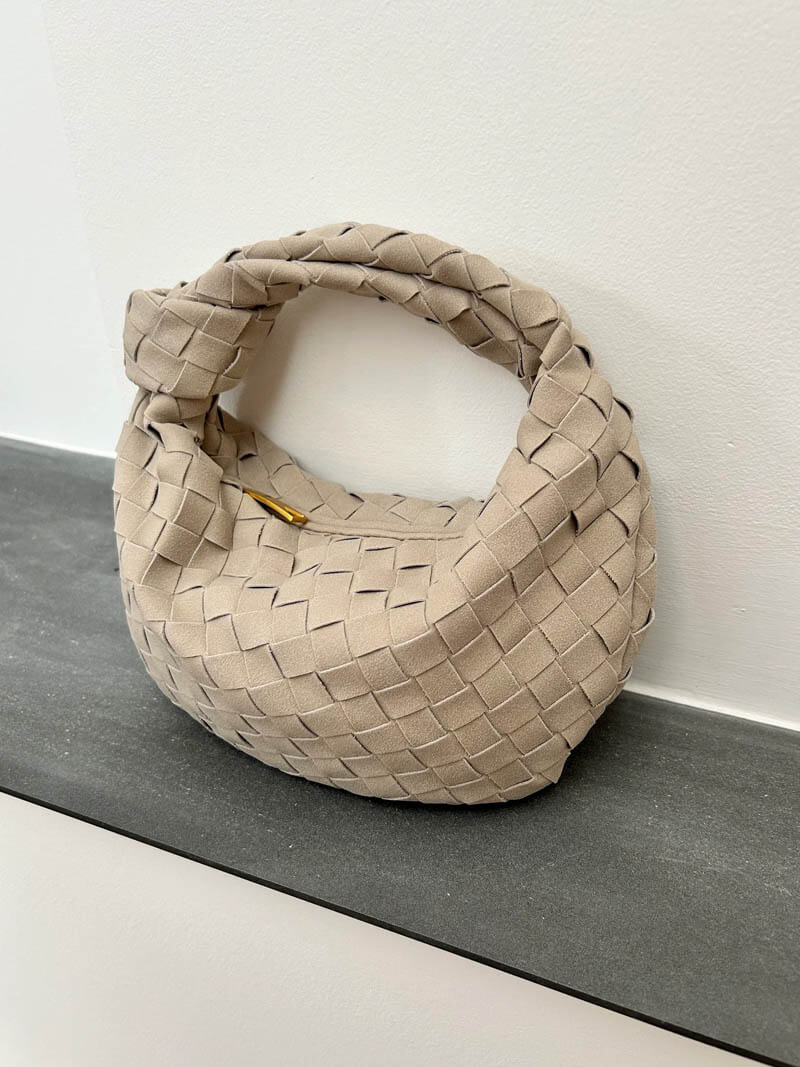 Women's Mini Suede Crossbody Bag – Braided Fashion Bag – Ilyse
