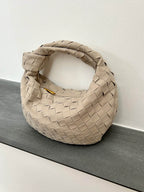 Women's Mini Suede Crossbody Bag – Braided Fashion Bag – Ilyse