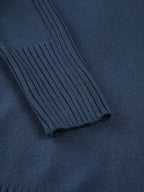 Women's Fitted High Neck Sweater – Ribbed Long Sleeve Mock Neck Pullover