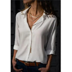 Women’s Long Sleeve Blouse – Stylish Everyday Blouse – Julia