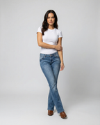Women's Low Rise Flare Jeans – Vintage Flared Denim Jeans