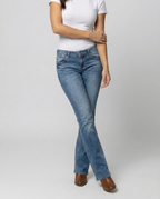 Women's Low Rise Flare Jeans – Vintage Flared Denim Jeans