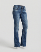 Women's Low Rise Flare Jeans – Vintage Flared Denim Jeans