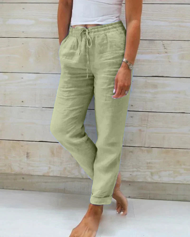 Women's Wide Leg Pants – Lightweight Casual Summer Pants
