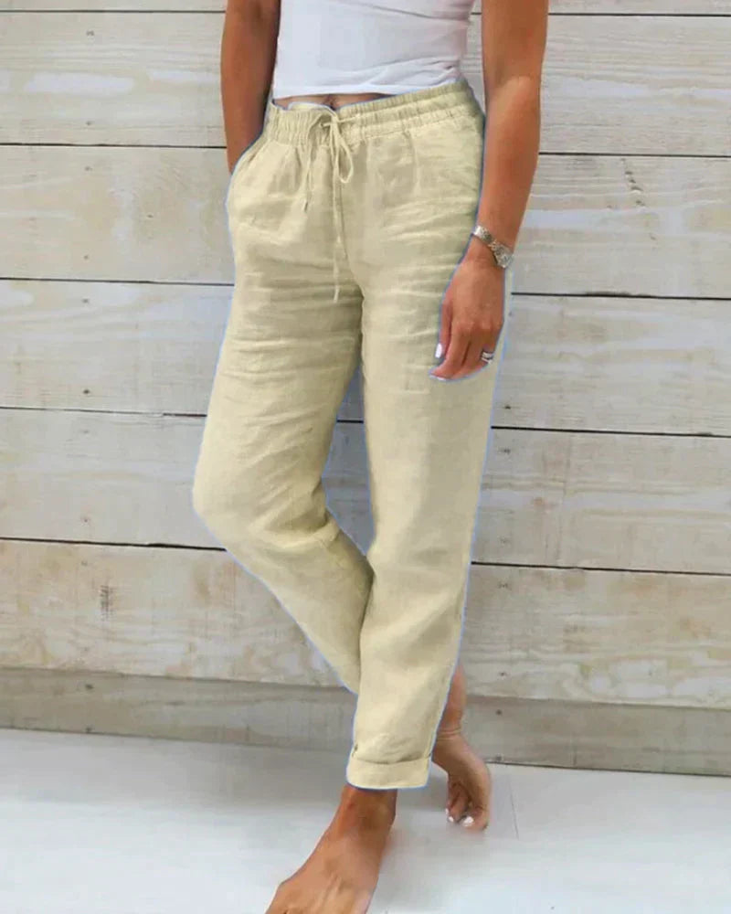 Women's Wide Leg Pants – Lightweight Casual Summer Pants