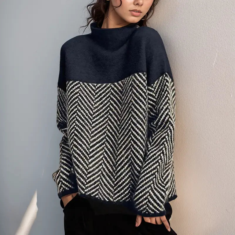Women's Slim Fit Turtleneck Sweater – Fine Knit Base Layer