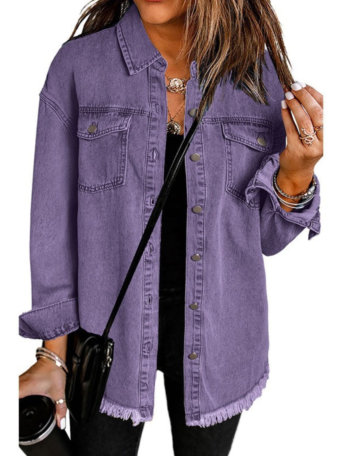 Women’s Denim Jacket – Classic Everyday Casual Style - Madeline